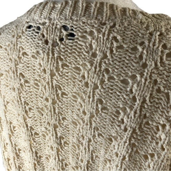 Norton McNaughton Petites Cotton Knit Pullover Sweater Women XLP Off White - Picture 4 of 6